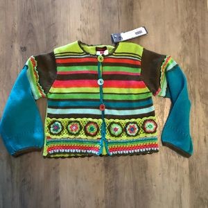 Catimini cardigan NWT size 4